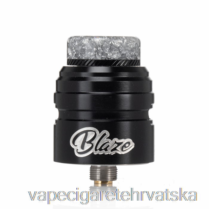 Vape Hrvatska Thunderhead Creations Blaze Solo 24mm Bf Rda Silver Black